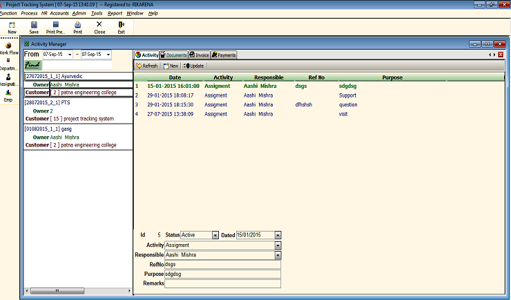 Activity Manager